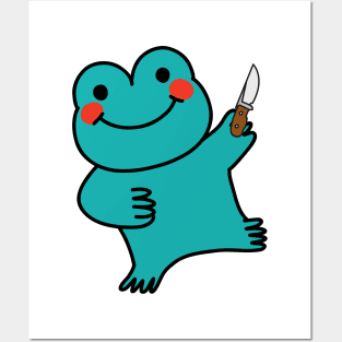 happy killer frog Posters and Art